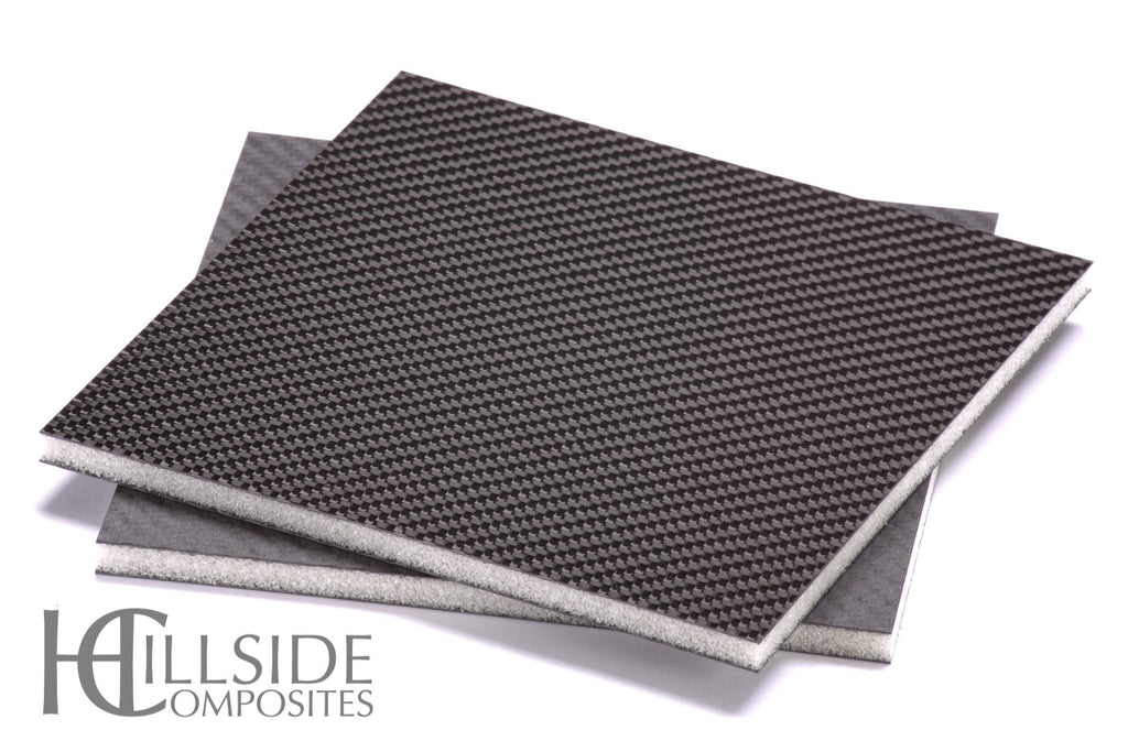 Quasi Isotropic Carbon Fiber Foam Core Panel — Hillside Composites
