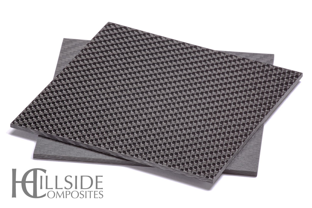 Carbon Fiber Sheet - Plain Weave - 1/4 Thick - 12 x 12 - Elevated  Materials